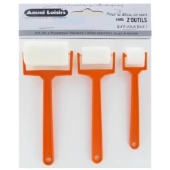 Alternative view of Lot de 3 rouleaux mousse 25, 40 et 60 mm