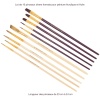 lot de pinceaux peinture vernis 10 pieces dimensions pinceaux 23 a 24 cm van bleiswijck