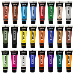Alternative view of Coffret Acrylique Zieler 24 Tubes de 22ml - Couleurs Variées