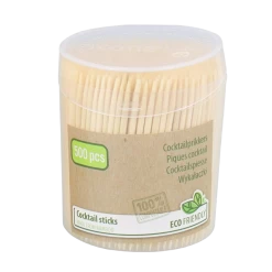 Boite de 500 Cure-Dents en bois naturel