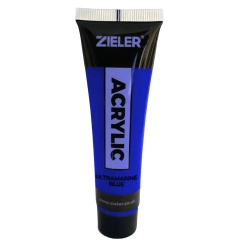 Peinture Acrylique Zieler Tube de 38ml - Bleu Outremer