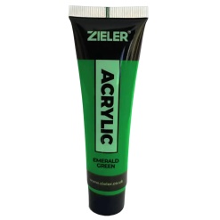 Peinture Acrylique Zieler Tube de 75ml - Vert Emeraude