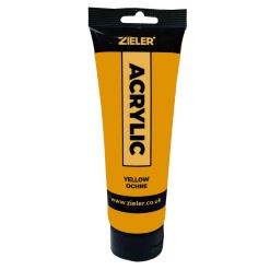 Peinture Acrylique Zieler Tube de 75ml - Ocre Jaune