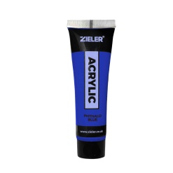 Peinture Acrylique Zieler Tube de 22ml - Bleu Phtalo