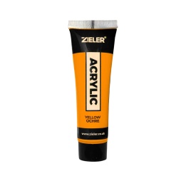 Peinture Acrylique Zieler Tube de 22ml - Ocre Jaune