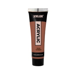 Peinture Acrylique Zieler Tube de 22ml - Terre d'Ombre