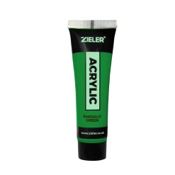 Peinture Acrylique Zieler Tube de 22ml - Vert Emeraude