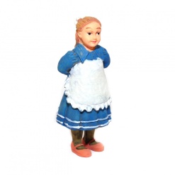 Figurine enfant " Alice " avec sa poupée