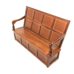 Banc coffre en chêne – Style Charles II (Anglais XVIIe)