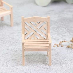 Alternative view of Chaise de Jardin en bois naturel