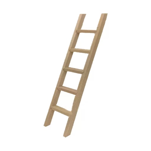 Lot De 6 échelles Droites Miniatures En Bois – Idéal Pour Maquettes, Dioramas Ou Décoration