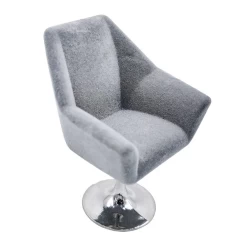Fauteuil Studio design Gris - Trépied tournant