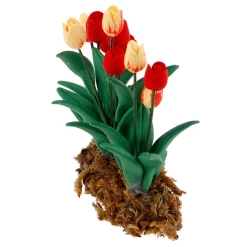 Alternative view of Ensemble de tulipe rouge et jaune