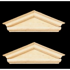 Fronton de porte simple