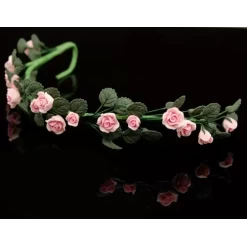 Alternative view of Guirlande de roses rose
