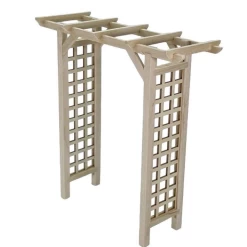 Alternative view of Pergola en bois brut