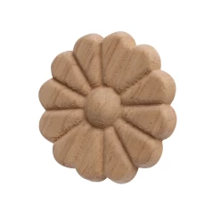 Alternative view of Rosace en bois naturel