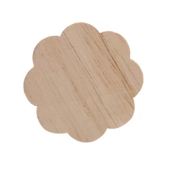 Alternative view of Rosace en bois naturel