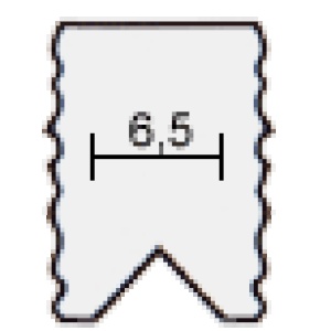 Profil des fraises HSS Proxxon 6,5 mm