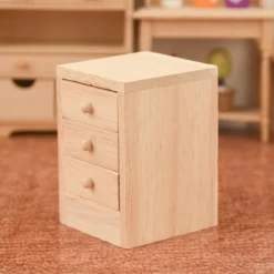 Alternative view of Chevet 3 tiroirs - La paire