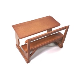 BESTonZON Mini Banc Bois Pour Maison De Poupée – Mobilier 1/12 Déco Bureau