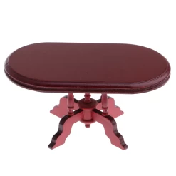 Table ovale en Acajou