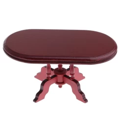 Alternative view of Table ovale en Acajou