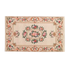 Tapis Floral tissé 16,5 cm x 9,7 cm