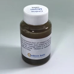 Teinte pour bois Chêne moyen 100 ml – dosage et informations d’utilisation