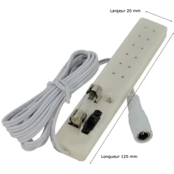 Alternative view of Bloc prise de branchement 12 Volts