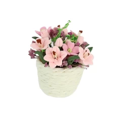 Bouquet de fleurs en pot