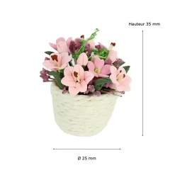 Alternative view of Bouquet de fleurs en pot