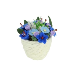 Bouquet de fleurs en pot