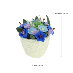 Alternative view of Bouquet de fleurs en pot