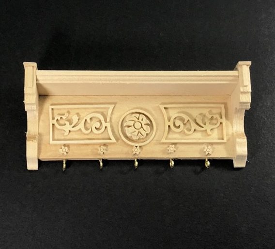 Acheter Étagère murale miniature en bois blanc pour cuisine de maison de poupée 1/12 Acheter Étagère murale miniature en bois blanc pour cuisine de maison de poupée 1/12