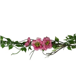 Guirlande de fleurs roses