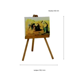 Alternative view of Chevalet de peintre avec tableau