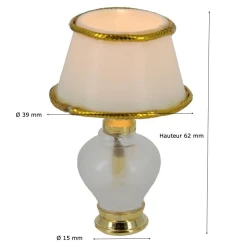 Alternative view of Lampe de table filiaire 12 Volts