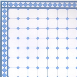 Carrelage sol - Cabochon bleu