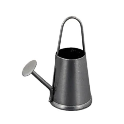 Arrosoir en métal miniature 1/12ᵉ gris