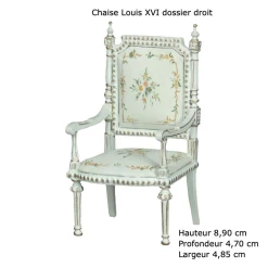 Alternative view of Chaise accoudoir - Louis XVI