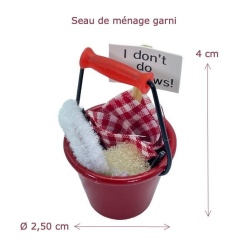 Alternative view of Seau de ménage avec anse