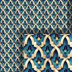 Alternative view of Papier peint " Oriental "