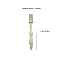 Alternative view of Balustres d'escalier