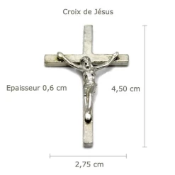 Alternative view of Crucifix croix de Jésus
