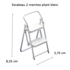 Alternative view of Escabeau pliant 2 marches