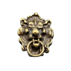 Alternative view of Loquet de porte tête de lion