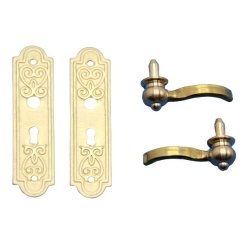 Alternative view of Poignées de porte avec enjoliveur