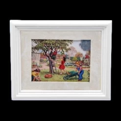 Alternative view of Tableau enfants, jardin