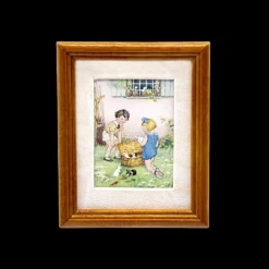 Alternative view of Tableau enfants, lapins